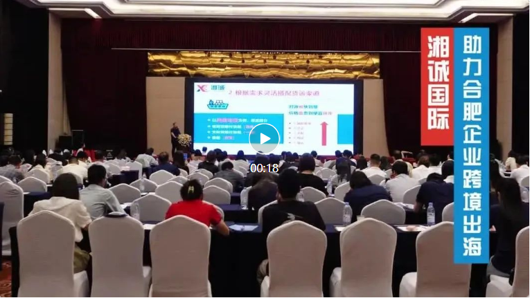 湘诚国际物流参会2024年中国(合肥)跨境电子商务大会，助力跨境电商生态圈建设